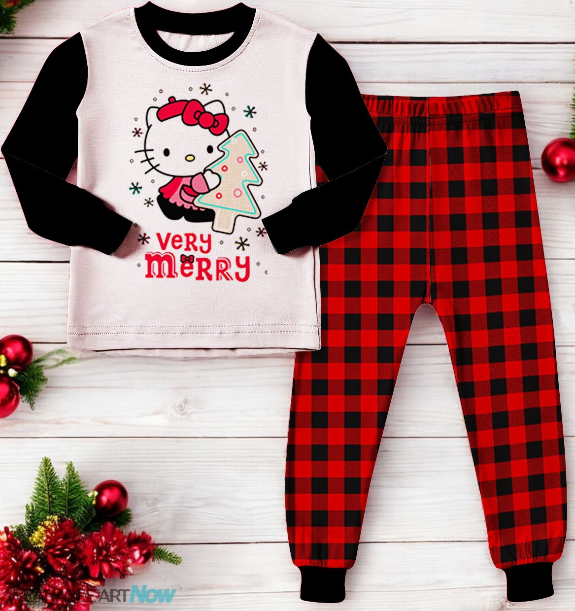 Hello Kitty Verry Merry Family Matching Pajamas Set Product Photo 4
