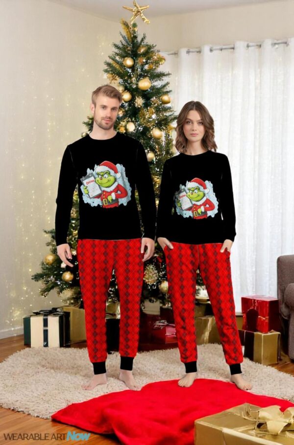 Grinch Merry Christmas Pajamas Set Gift Family - Grinch Merry Christmas Pajamas Set Gift Family 2