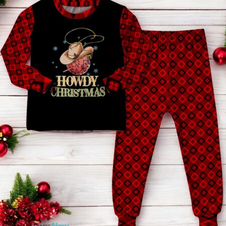 Howdy Christmas Bauble Family Matching Pajama Set Product Photo 1