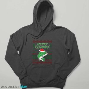 Merry Fishmas Christmas Fishing' Men's T-Shirt Product Photo 2
