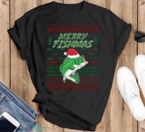 Merry Fishmas Christmas Fishing' Men's T-Shirt Product Photo 4