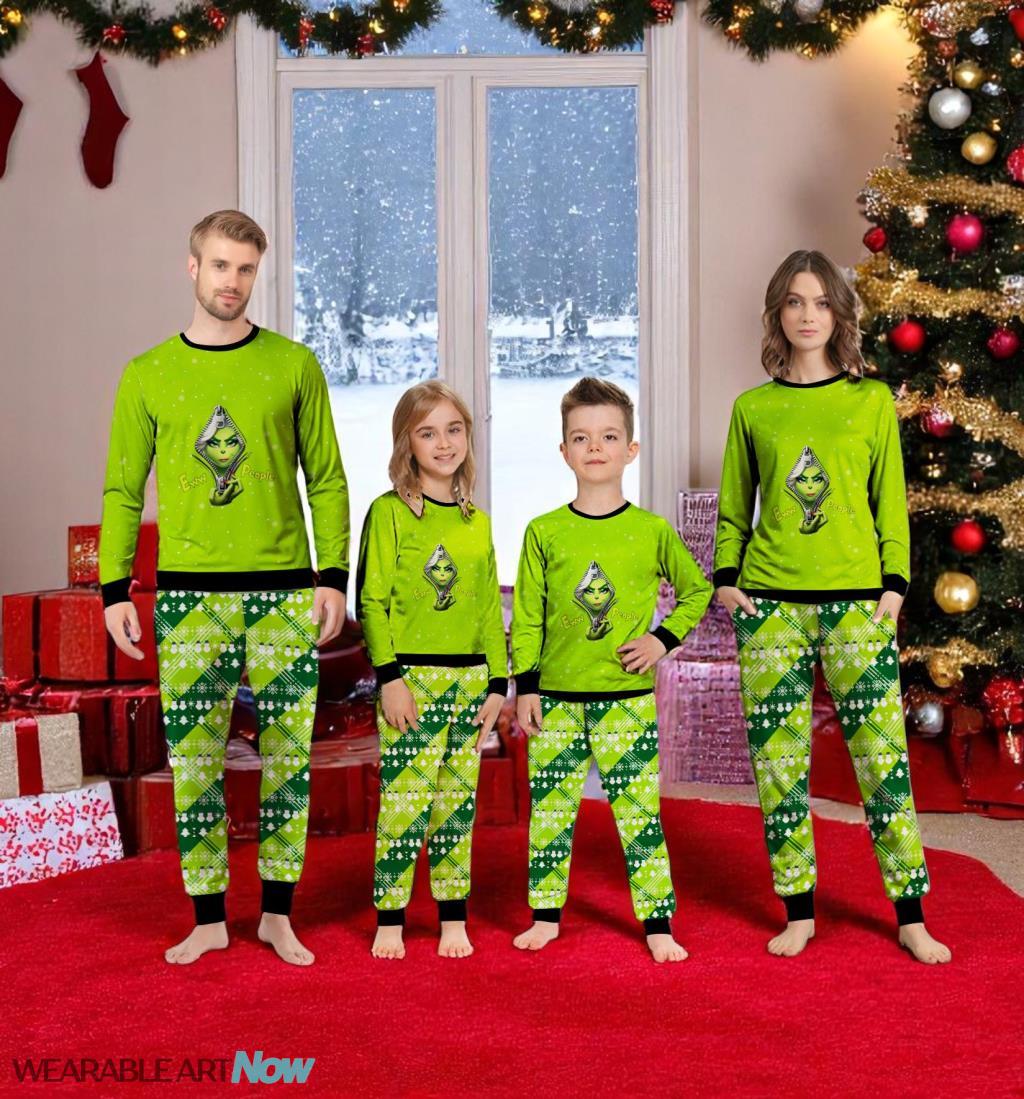 The Ginch Christmas Couple Family Matching Pajamas Set Product Photo 2