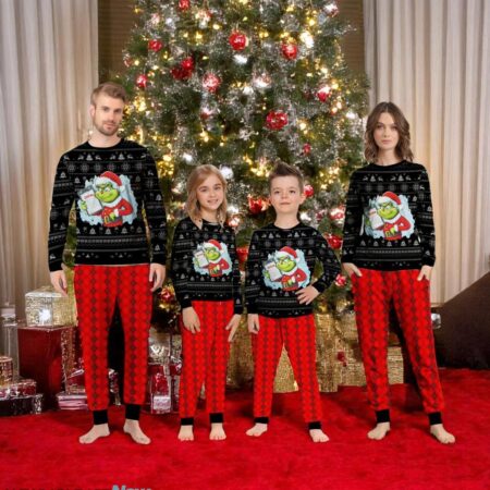 The Grinch Christmas New Idea Pajamas Set Gift Family - The Grinch Christmas New Idea Pajamas Set Gift Family 1