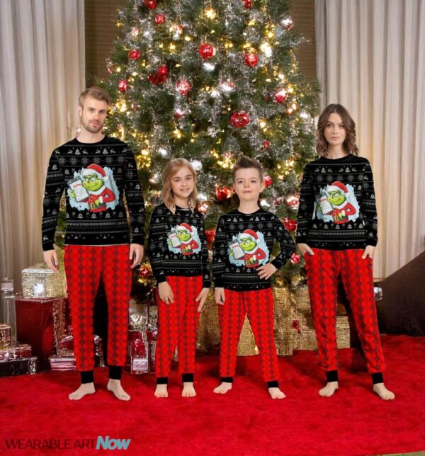 The Grinch Christmas New Idea Pajamas Set Gift Family - The Grinch Christmas New Idea Pajamas Set Gift Family 1