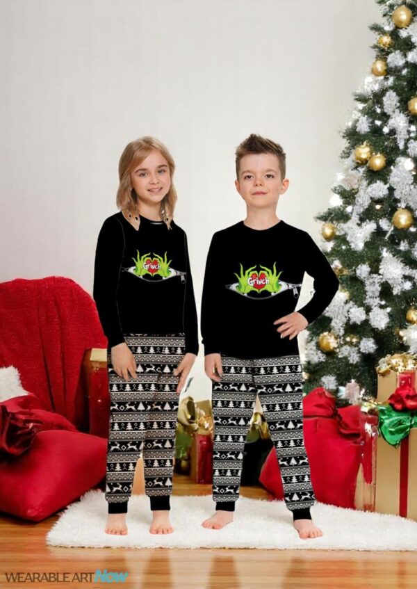 The Grinch Love Merry Christmas Pajamas Set Gift Family - The Grinch Love Merry Christmas Pajamas Set Gift Family
