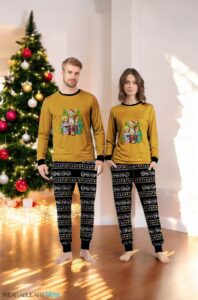 Golden Girls Christmas Pine Trees Family Matching Pajamas Set Product Photo 3