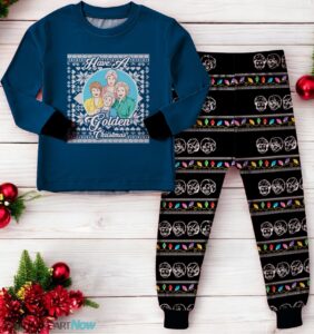 Golden Girls Have A Golden Christmas Family Matching Pajamas Set Product Photo 3