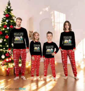 Golden Girls May All Your Holidays Be Golden Christmas Family Matching Pajamas Set Product Photo 3