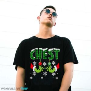 Chest Nuts Christmas Shirt Funny Matching Couple Chestnuts T-Shirt Sweatshirt Hoodie - G500 Gildan T-Shirt