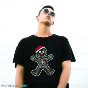 Christmas XRay Gingerbread Man Skeleton Christmas T-Shirt Sweatshirt Hoodie - G500 Gildan T-Shirt