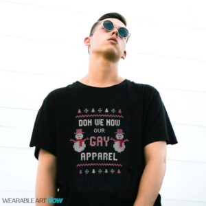 DON WE NOW Our Gay Apparel Ugly Christmas Sweater - G500 Gildan T-Shirt