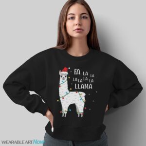 Fa La La Llama Christmas T-Shirt Sweatshirt Hoodie - Sweatshirt