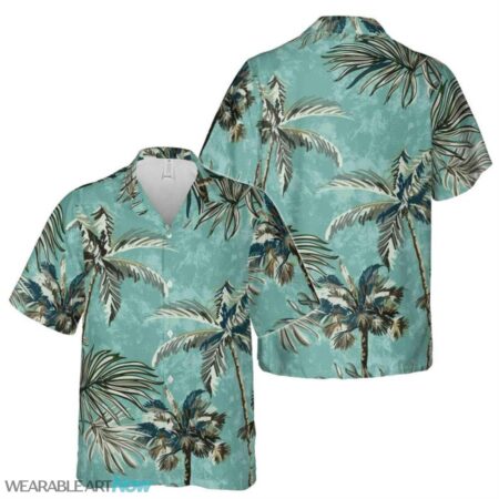 Funny Beach Holiday Tropical Palm Tree Hawaiian Shirt Product Photo 1
