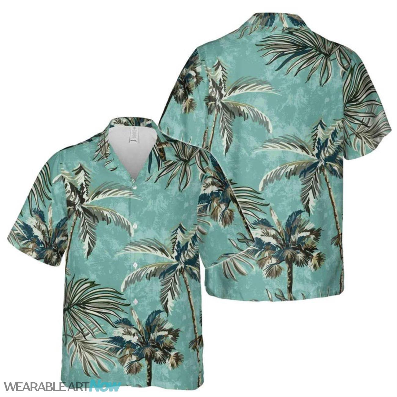 Funny Beach Holiday Tropical Palm Tree Hawaiian Shirt Product Photo 1