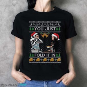 Have Yourself a Schitty Holiday Season With These Ugly Schitt's Creek Christmas Sweaters - Ladies T-Shirt