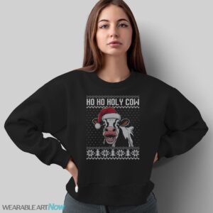 Ho Ho Holy Cow Ugly Christmas Christmas T-Shirt Sweatshirt Hoodie - Sweatshirt