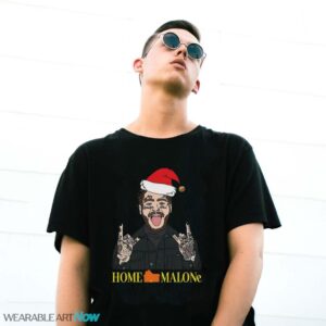 Home Malone Christmas Sweatshirt Funny Ugly Holiday Sweater - G500 Gildan T-Shirt