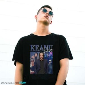 Keanu Reeves Vintage 90s Tee, Retro Matrix John Wick Fan T-shirt - G500 Gildan T-Shirt