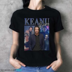 Keanu Reeves Vintage 90s Tee, Retro Matrix John Wick Fan T-shirt - Ladies T-Shirt