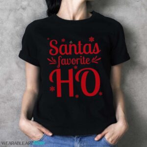 Santa's Favorite Ho Funny Christmas Sweater - Ladies T-Shirt