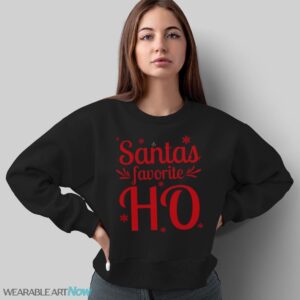 Santa's Favorite Ho Funny Christmas Sweater - Sweatshirt