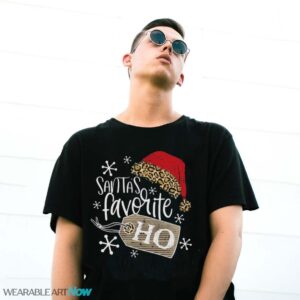 Santa's Favorite Ho Sweatshirt, Ugly Christmas Xmas Party Sweater - G500 Gildan T-Shirt