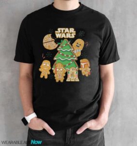 Star Wars Christmas Sweater, Ugly Christmas Sweater - Black Unisex T-Shirt