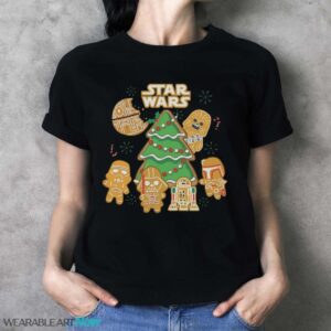 Star Wars Christmas Sweater, Ugly Christmas Sweater - Ladies T-Shirt