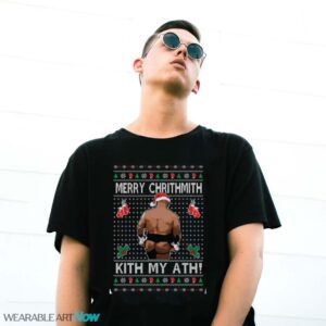 Ugly Christmas Sweater Merry Chrithmith Kith My Ath Unisex Sweatshirt - G500 Gildan T-Shirt