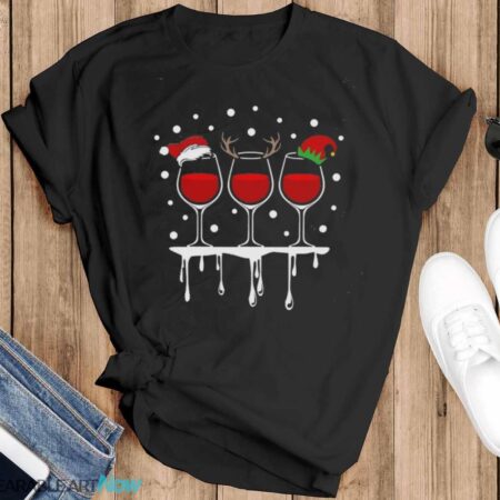 Vine Lover Gift Worker Winter Christmas Vine Christmas T-Shirt Sweatshirt Hoodie - Black T-Shirt