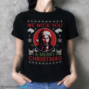 We Wick You A Merry Christmas Sweatshirt, Funny Christmas Gift - Ladies T-Shirt