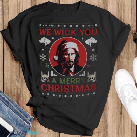 We Wick You A Merry Christmas Sweatshirt, Funny Christmas Gift - Black T-Shirt